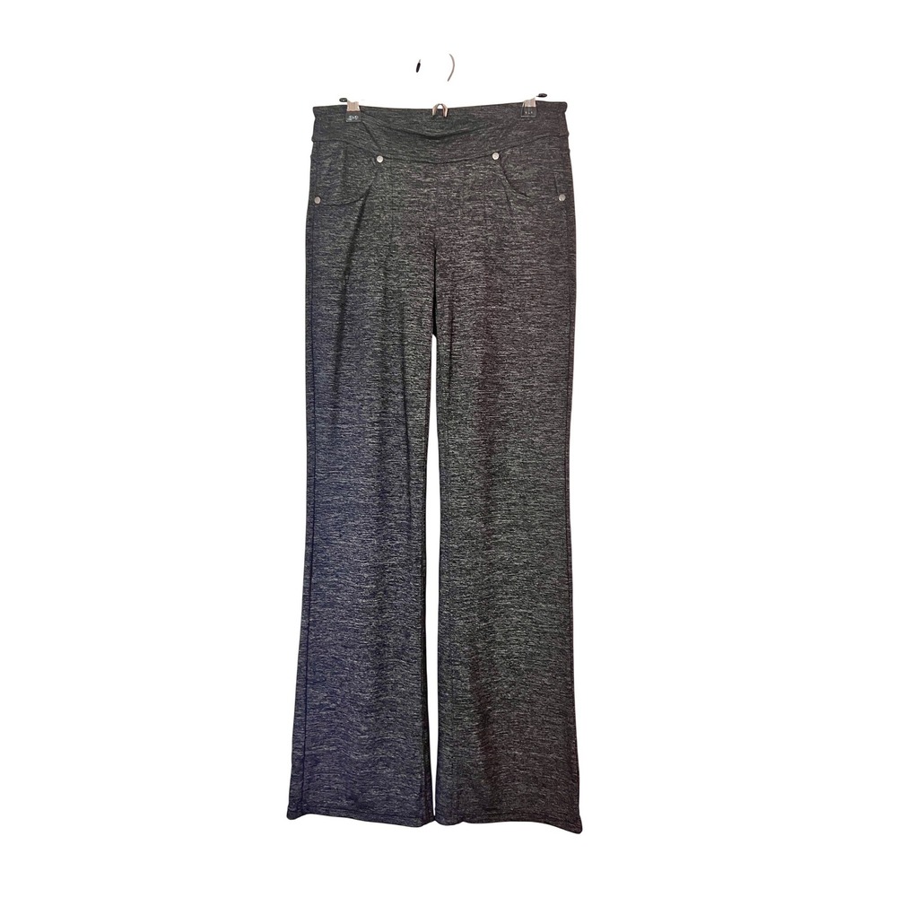 Athleta Womens XS Gray Heather Bootcut Yoga Pants Stretch Athletic Lounge
